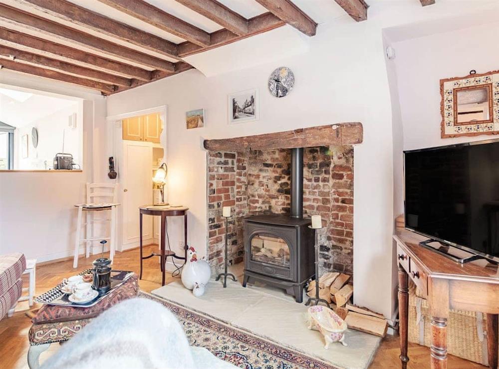 Living room at Riverside Cottage in Bungay, Suffolk