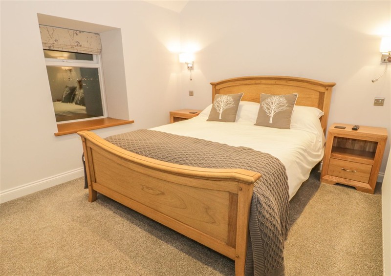 One of the bedrooms at Riverside Cottage, Conwy