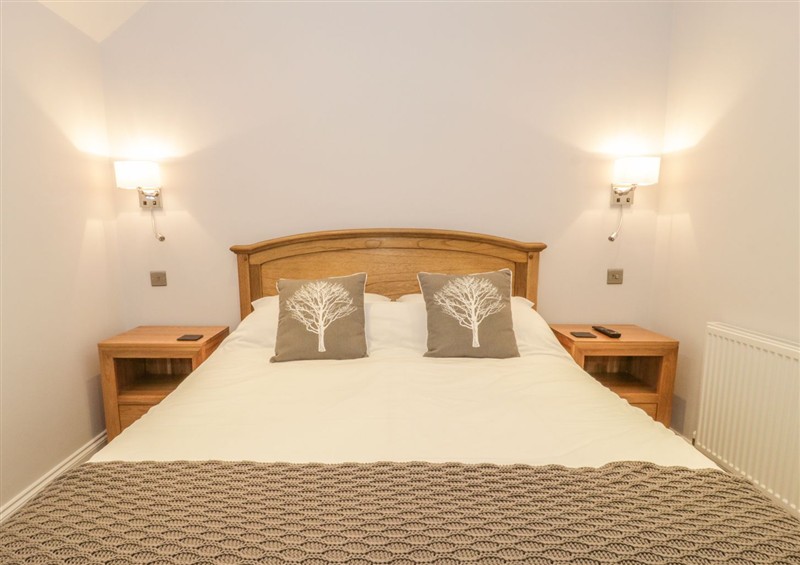 This is the bedroom at Riverside Cottage, Conwy