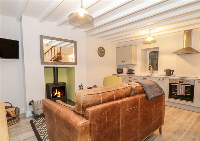 This is the living room at Riverside Cottage, Conwy