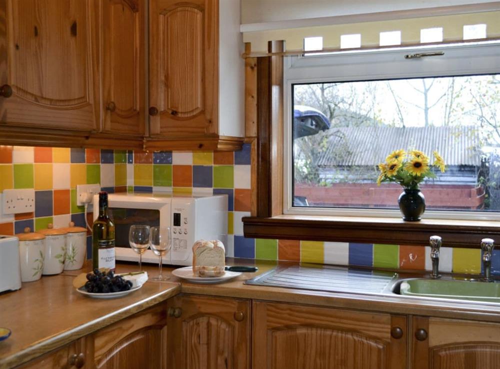Kitchen at Riverside Cottage in Drumnadrochit, near Loch Ness, Highlands, Inverness-Shire