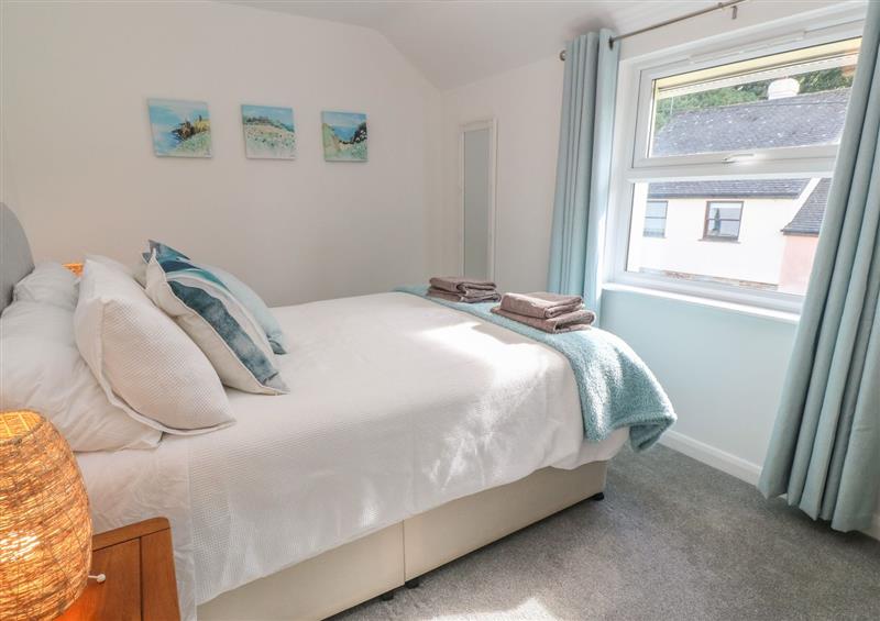 Double bedroom at Riverside Cottage, Flushing, Cornwall