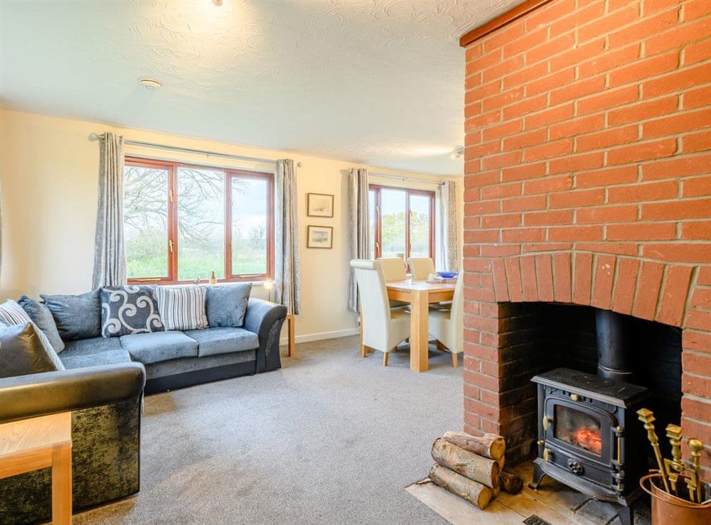 Living area at Riverside Cottage in Loddon, Norfolk