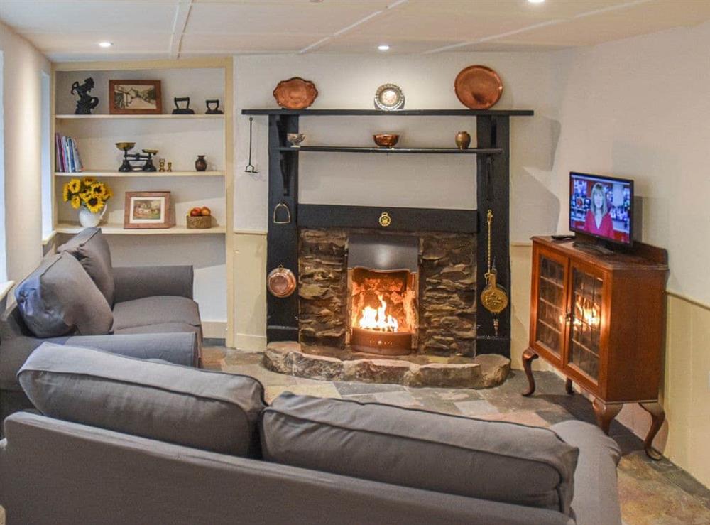 Living room at Riverside Cottage in Lynton, Devon