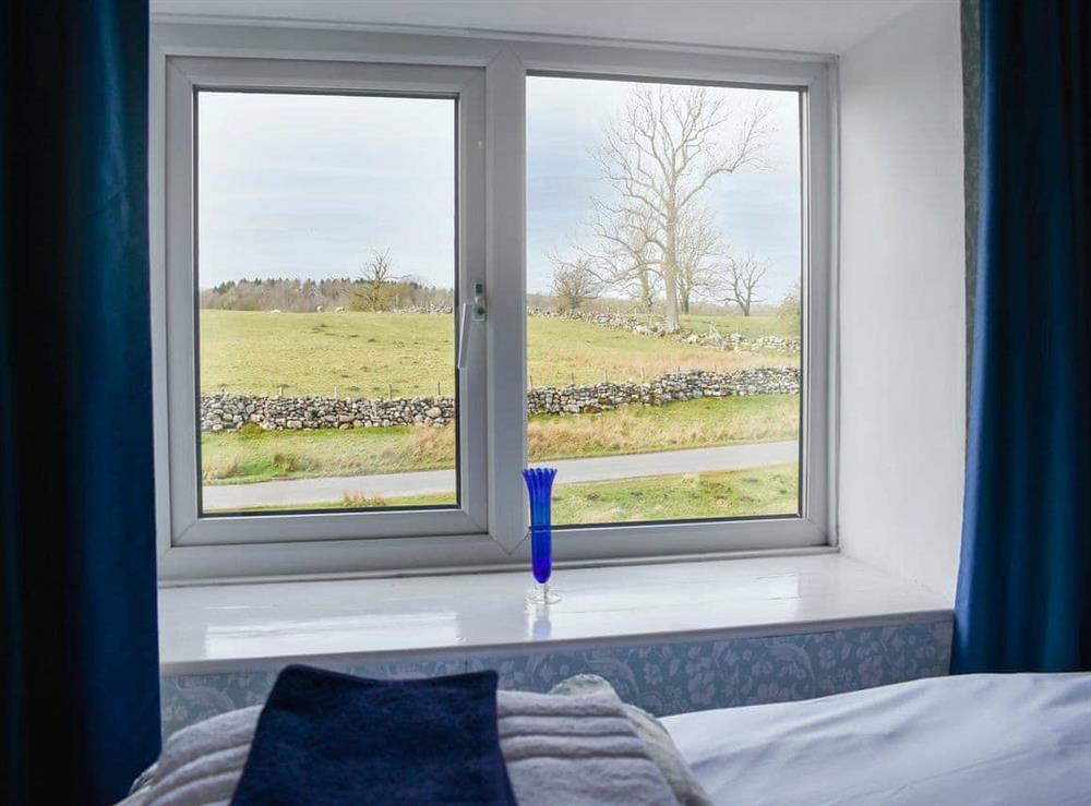 View at Riverside Cottage in Maulds Meaburn in the Eden Valley, Cumbria