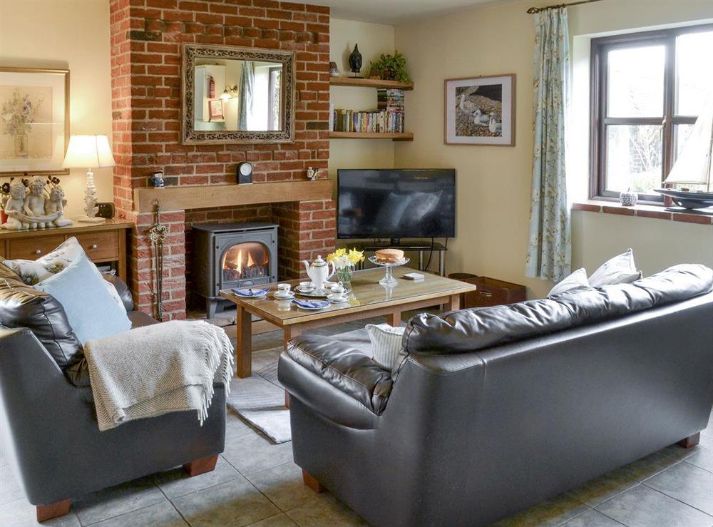 Spacious living area at Riverside Cottage in Old Costessey, Norfolk., Great Britain