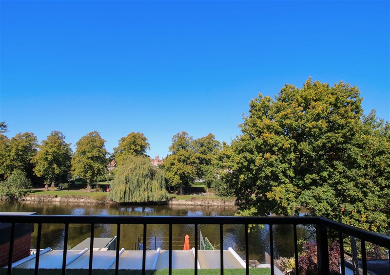 Enjoy the garden at Riverside Cottage, Shrewsbury