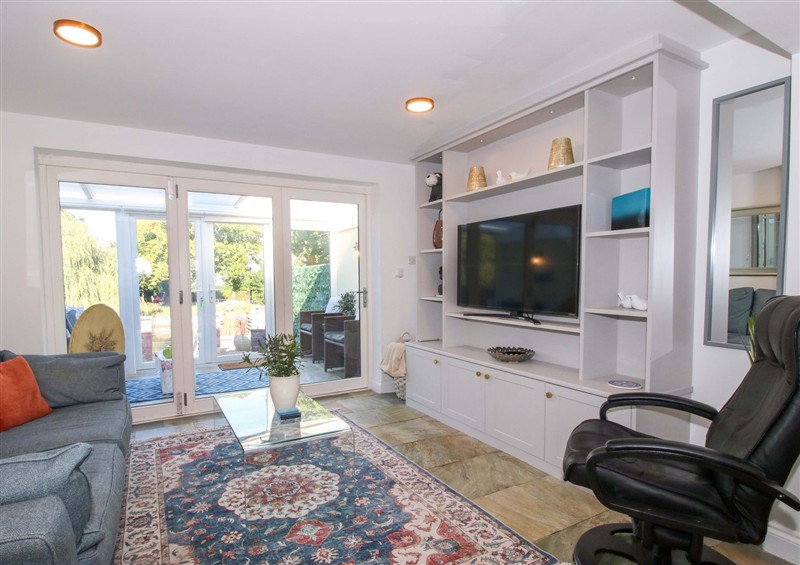 Enjoy the living room at Riverside Cottage, Shrewsbury