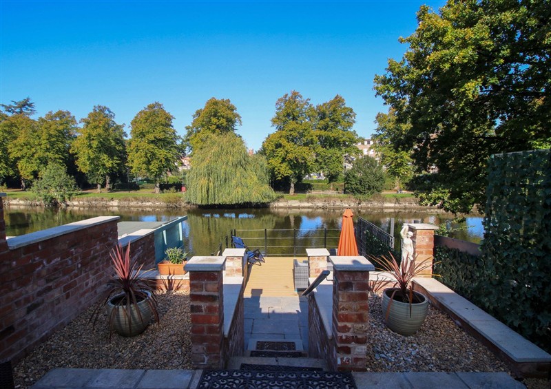 The garden in Riverside Cottage at Riverside Cottage, Shrewsbury