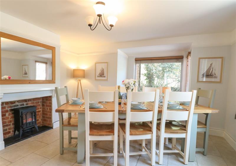 This is the dining room at Riverside Cottage, Stalham