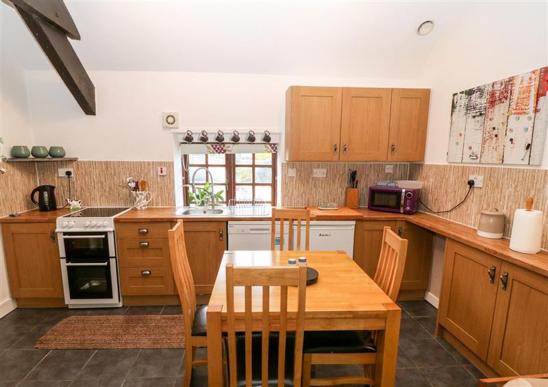 This is the kitchen at Riverside Cottage, Trefor