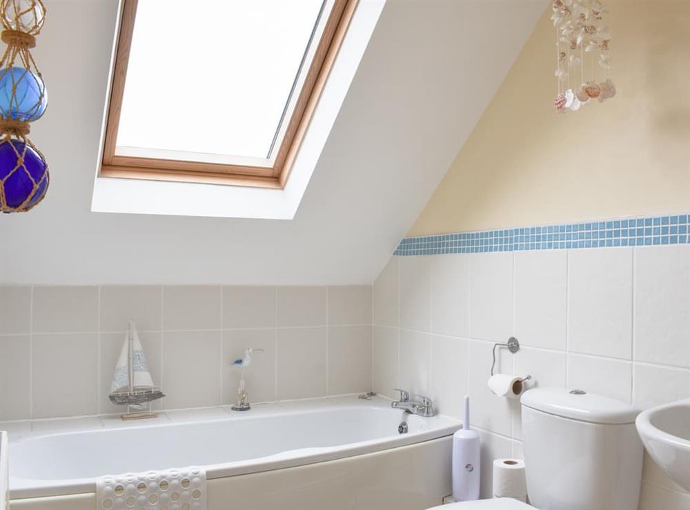 Bathroom at Riverside Cottage in Whitby, North Yorkshire