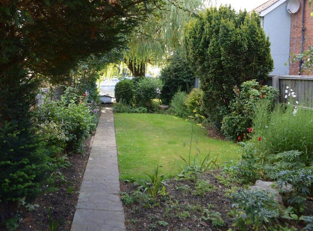 Garden at Riverside House in Beccles, Suffolk