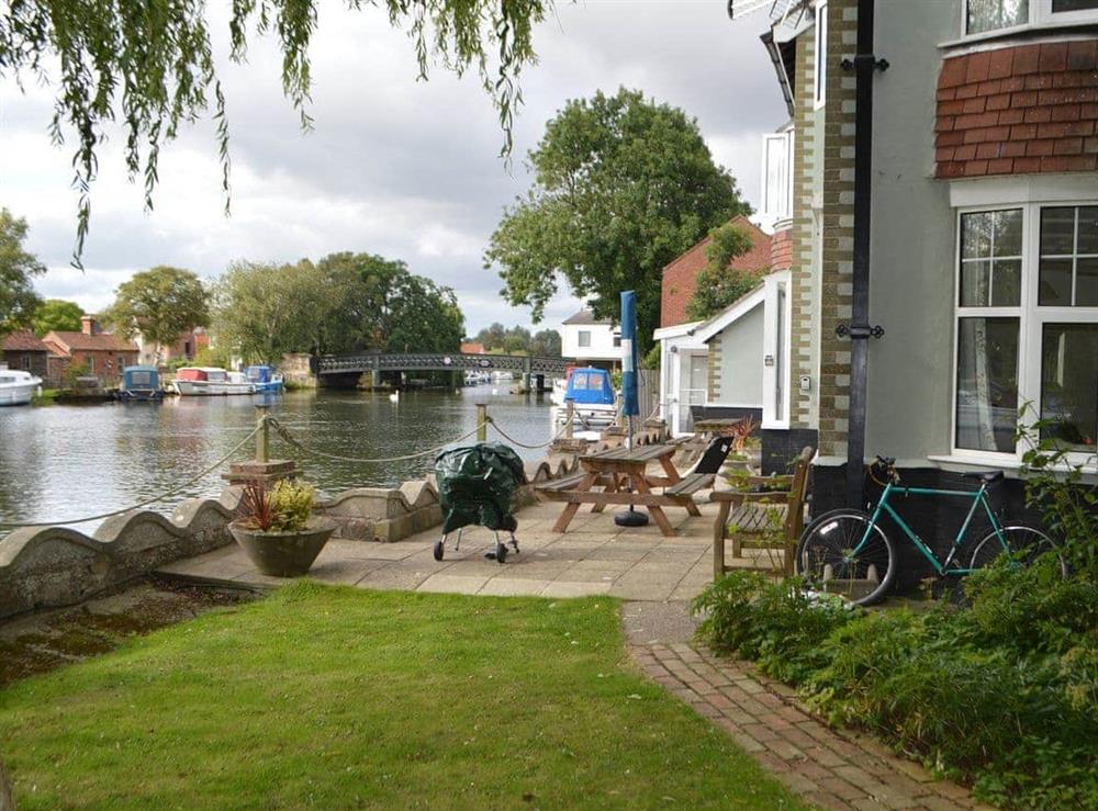 Terrace at Riverside House in Beccles, Suffolk