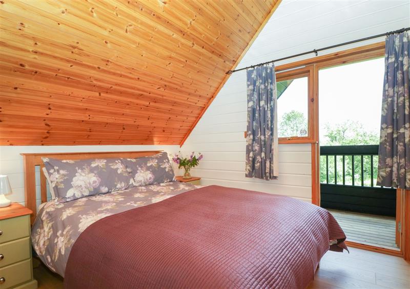 A bedroom in Riverside Lodge at Riverside Lodge, Milton on Stour near Gillingham