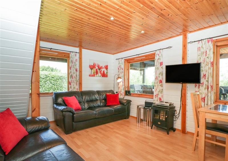 The living room at Riverside Lodge, Milton on Stour near Gillingham