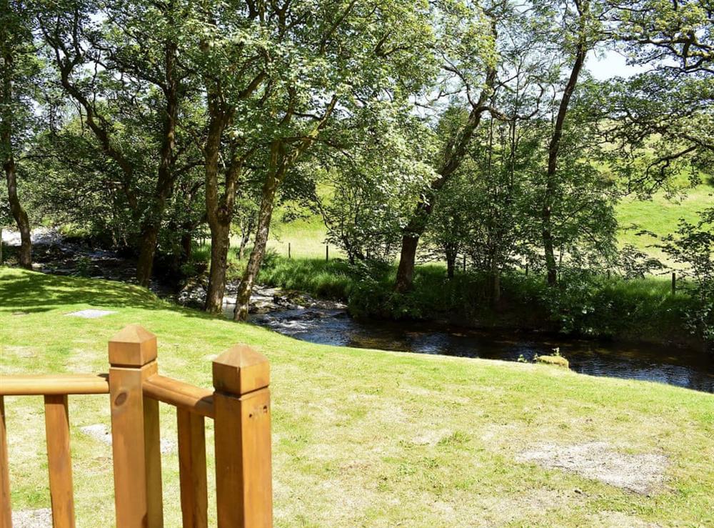 Natural and landscaped grounds (photo 2) at Riverside Mill & Glamping Pod in Patton, near Kendal, Cumbria