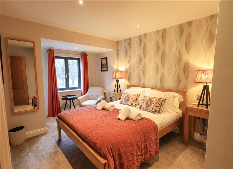 One of the bedrooms at Riverside Park 6, Keswick