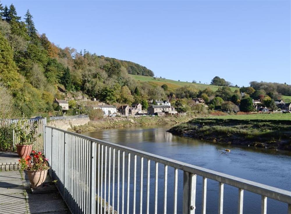 Lovely riverside views at Riverside in Tintern, near Monmouth, Gwent