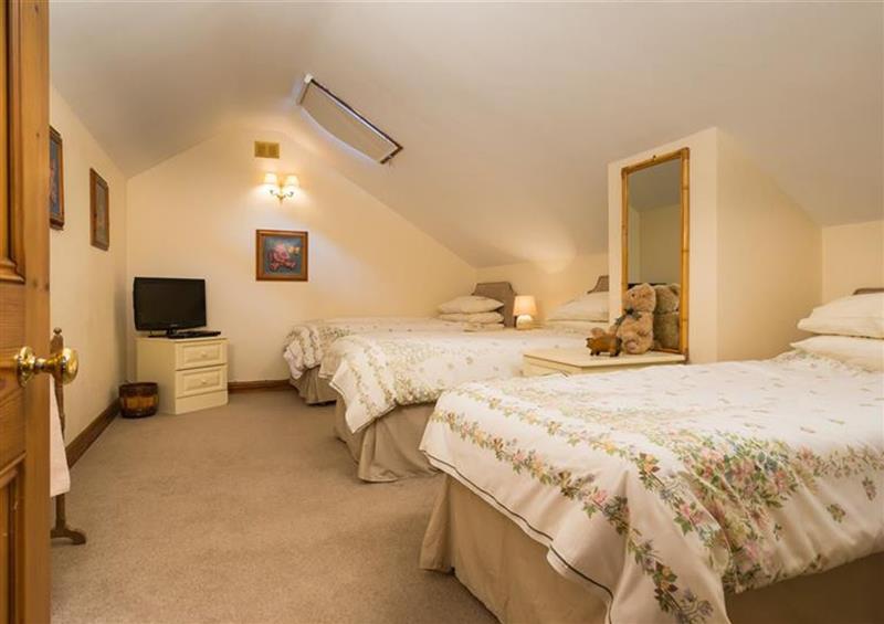 One of the bedrooms at Riverside, Troutbeck