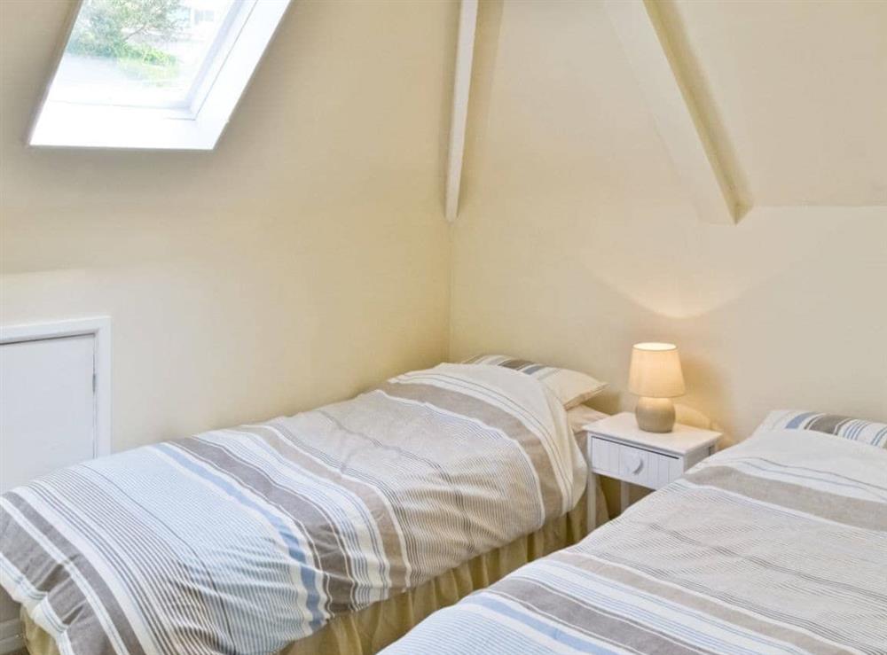 Twin bedroom at Riversmeet in Looe, Cornwall