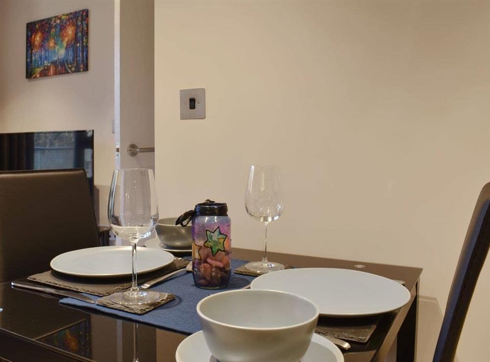 Dining Area at Riverview apartment in Backbarrow, Cumbria