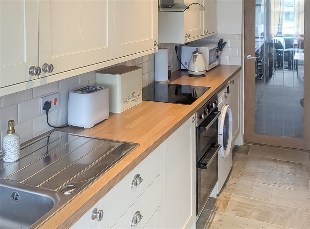 Kitchen at Riverview Cottage in Acton Bridge, near Northwich, Cheshire