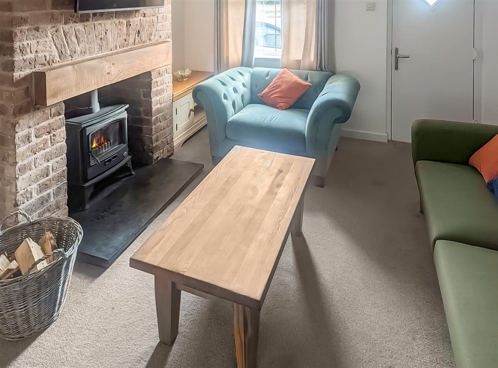 Living area at Riverview Cottage in Acton Bridge, near Northwich, Cheshire