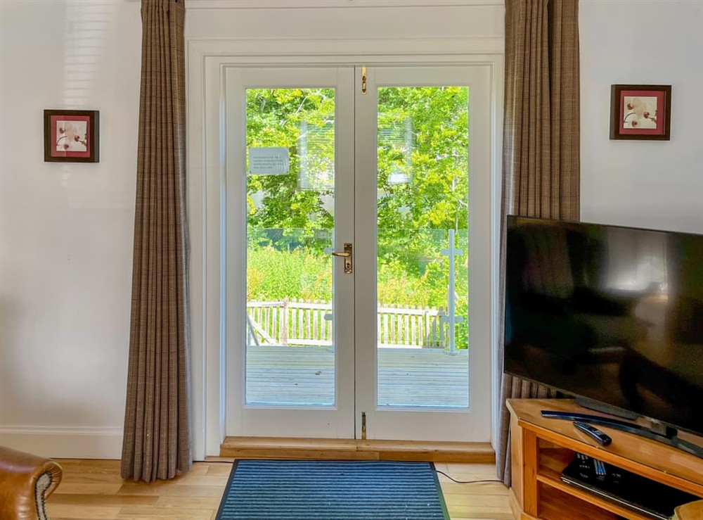 Living area at Riverview Cottage in Kenmore, near Pitlochry, Perthshire