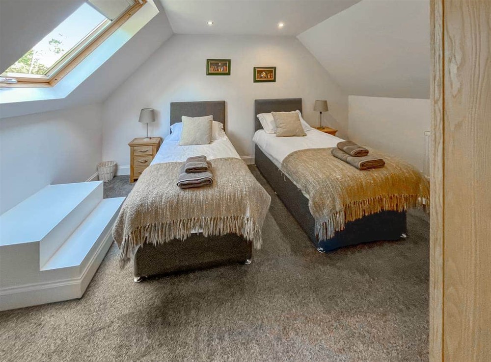 Twin bedroom (photo 2) at Riverview Cottage in Kenmore, near Pitlochry, Perthshire