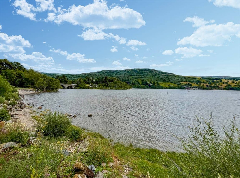 View at Riverview Cottage in Kenmore, near Pitlochry, Perthshire