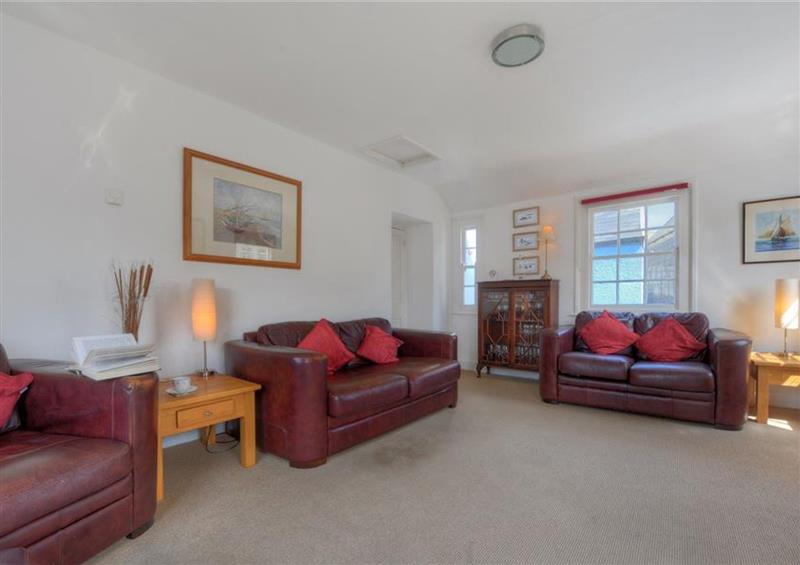 The living room at Riverview, Lyme Regis