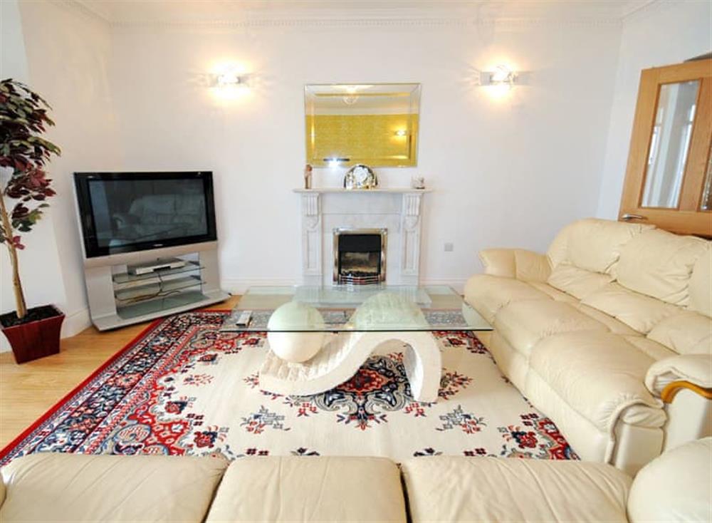 Living room at Riviera Mansion, The Apartment in South Devon, Torquay