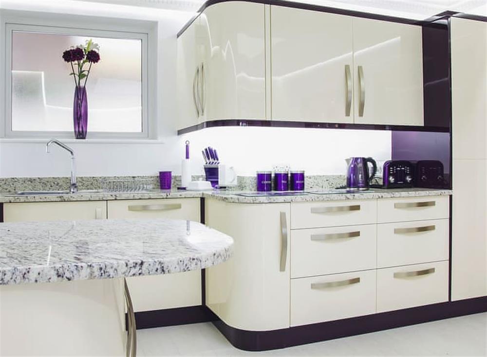 Kitchen at Riviera Mansion in The Mews, Torquay
