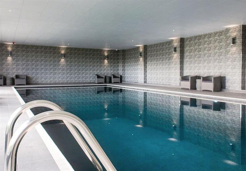 Indoor heated pool at Riviera Park in Isle of Wight, South of England
