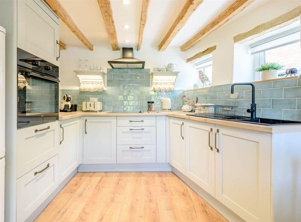 Kitchen area at Robin Cottage in Crich, Belper, Derbyshire