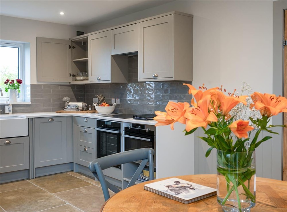 Kitchen/diner at Robin Cottage in Logiealmond, near Crieff, Perthshire