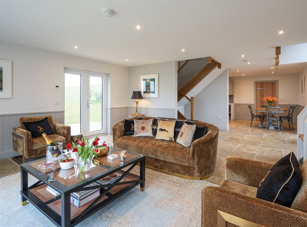 Living area (photo 2) at Robin Cottage in Logiealmond, near Crieff, Perthshire