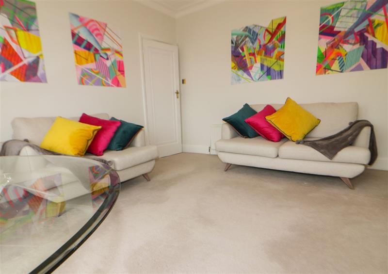 Relax in the living area at Robin Hill, Duporth near St Austell