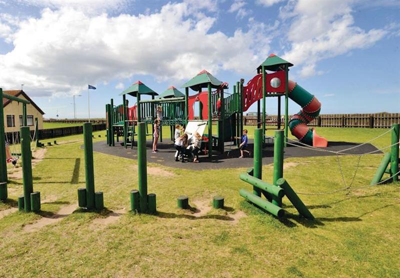 Children’s play area at Robin Hood Rhyl in Denbighshire, North Wales