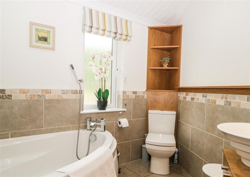 This is the bathroom at Robin Lodge, Allithwaite