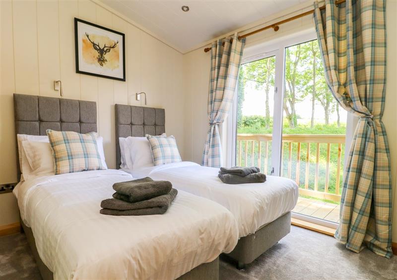 One of the bedrooms at Robin Lodge, Gargrave