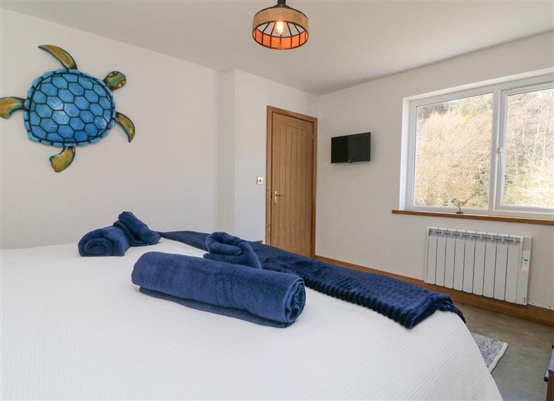 This is the bedroom at Robins Downs, Ilfracombe