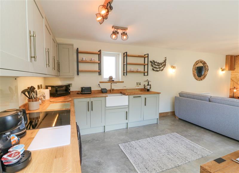 This is the kitchen at Robins Downs, Ilfracombe