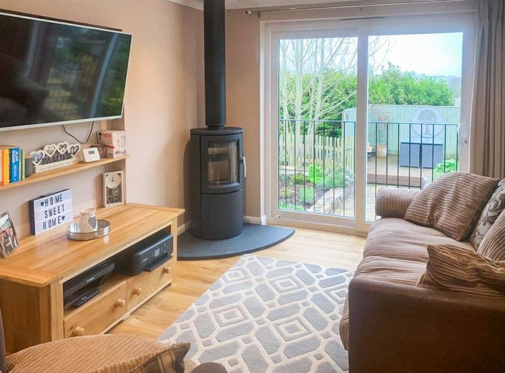 Living area at Robins Nest in Bishopsteignton, near Teignmouth, Devon
