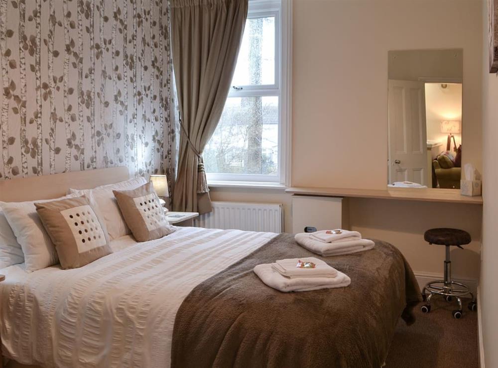 Double bedroom at Robins Nest in Broomhill, near Amble, Northumberland