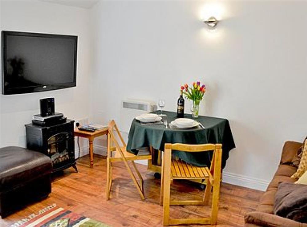 Open plan living/dining room/kitchen at Robins Nest in Newton Poppleford, Devon