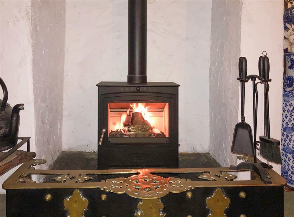 Cosy woodburner in the living room (photo 2) at Robsons Cottage in Alston, , Cumbria