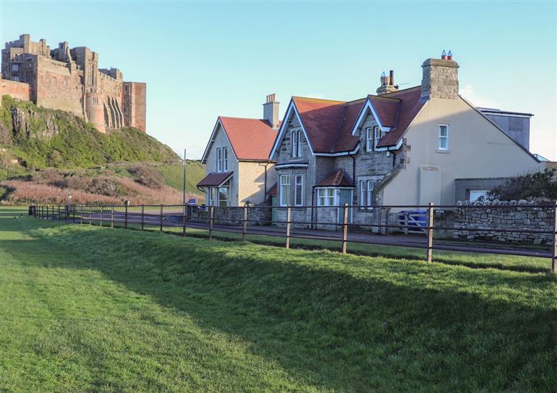 In the area at Rock Cottage, Bamburgh