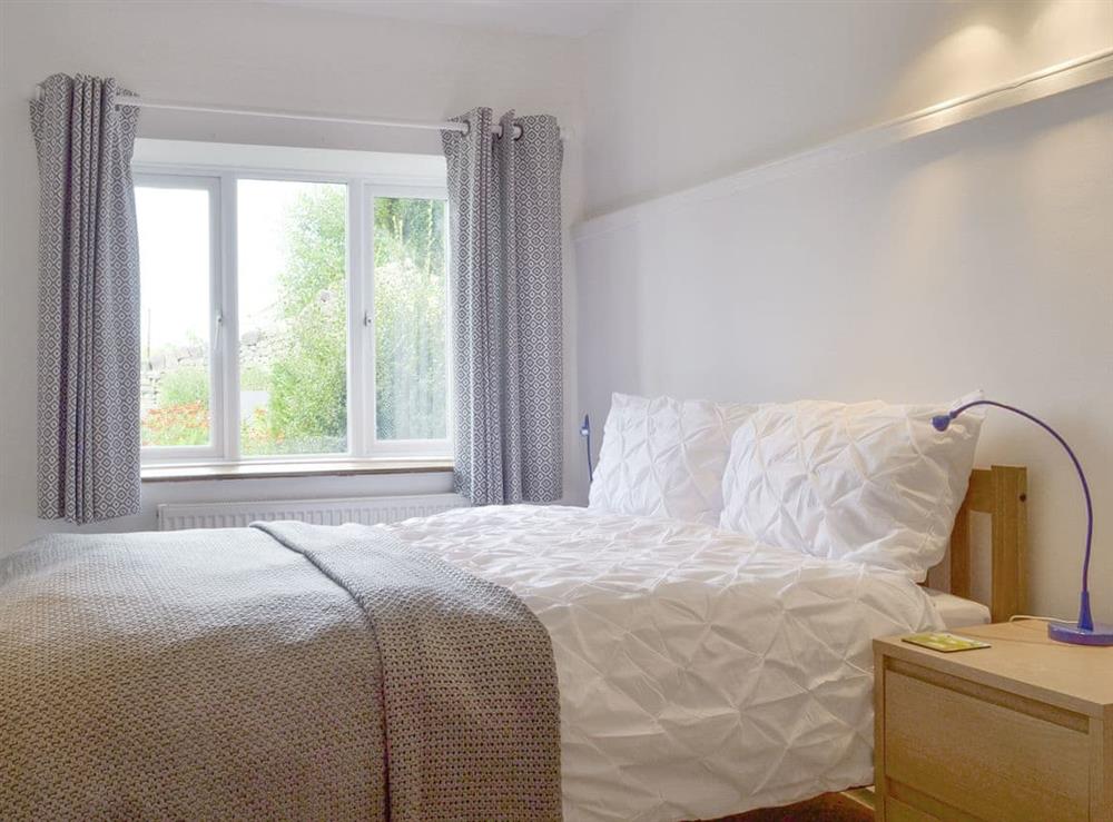 Comfortable second double bedroom at Rock Cottage in Birchover, near Matlock, Derbyshire